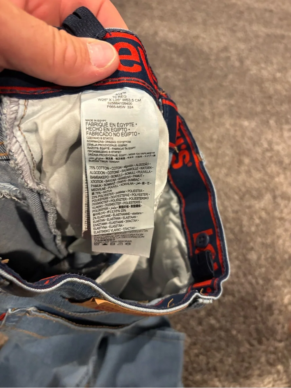 Boys Levis 514 Straight Jeans